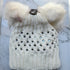 Ht-469 DIAMONDS BEANIE WHITE