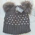 Ht-469 DIAMONDS BEANIE GRAY