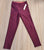 Burgandy Warm leggings