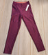 Burgandy Warm leggings