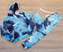 Baby blue & navy blue Tie dye