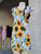 Sunflower Apron white