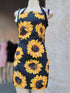 Sunflower Apron blk