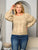 Plus size long sleeve knit sweater