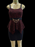 Araceli dress BURGUNDY