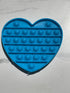 Heart popet BLUE