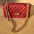 RED CROSSBODY BURGUNDY