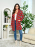 Red Plaid coat Jacket