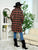 Grey Plaid coat Jacket