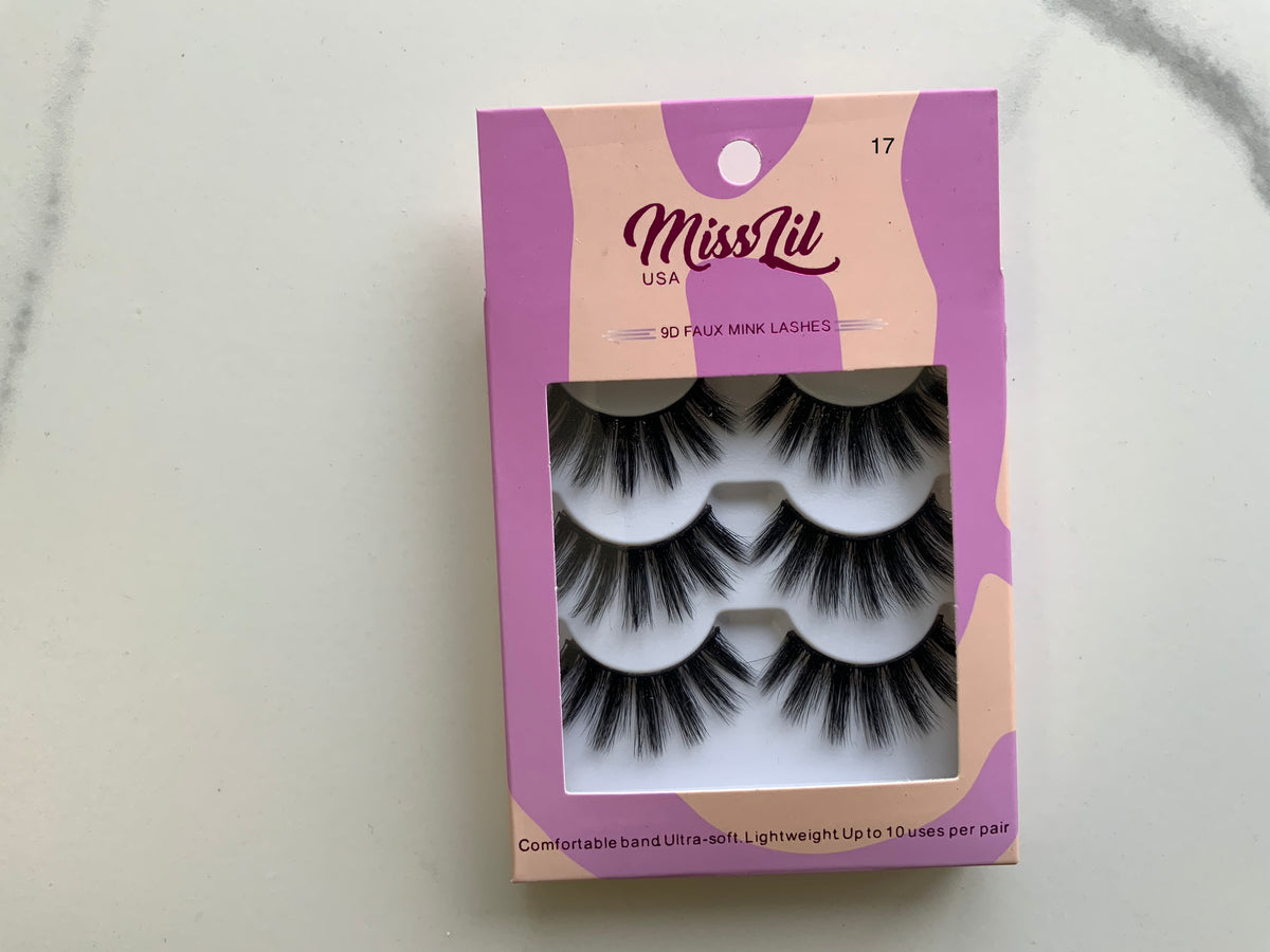 3 pair miss lil lashes #17 – Gali Company