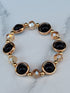 Black gold bracelet