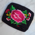 BIG ROSE  BLACK FACE MASK