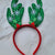 RainDeer Headband Green w/Snowflake