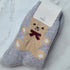 One Bear Socks-Gray