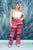 Red Plus Size Tribal Pants