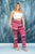 Red Plus Size Tribal Pants