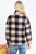 PLAID NECK ZIPPER LONG SLEEVE