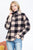 PLAID NECK ZIPPER LONG SLEEVE