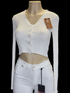 Sandi  crop WHITE