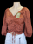 Ruched top RUST