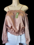 Evelin satin blouse NUDE