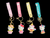 Hello kitty keychains