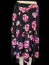 4120 Longe skirt HOT PINK  ROSES