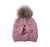 Cc beanie back design pompom removable