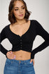 Longe sleeve crop BLACK