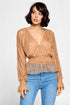 Lace blouse CAMEL