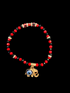 Red Elephant & Ojo Bracelet