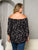 Plus size off shoulder tunic top