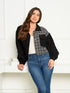 Ria BLACK plaid jacket